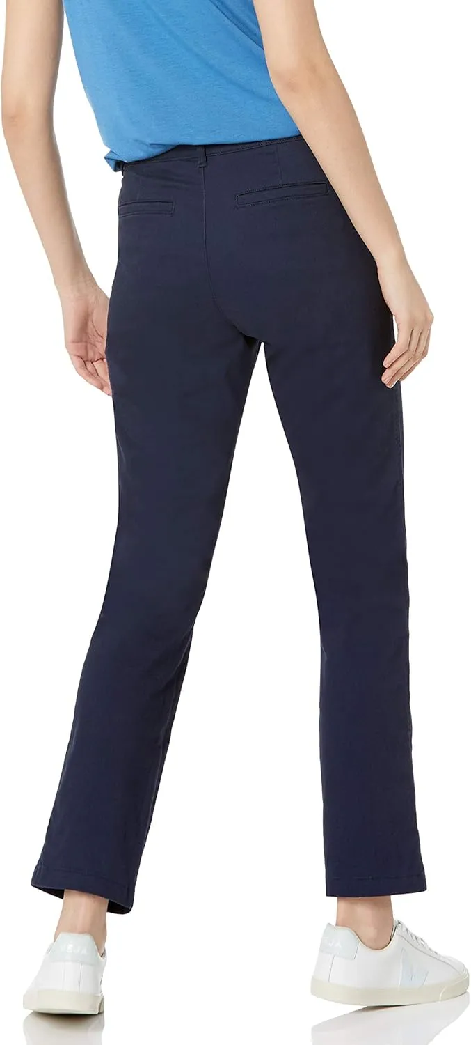 Amazon Essentials Women's Slim Fit, Straight Leg Stretch Twill Chino Pant