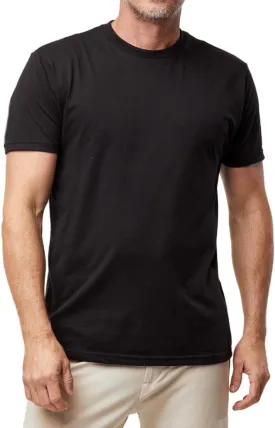 Fresh Clean Threads Crew Neck T-Shirt - Pre Shrunk Soft Fitted Premium Tee - Mens T- Cotton Poly