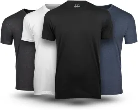 Fresh Clean Threads Crew Neck T-Shirt - Pre Shrunk Soft Fitted Premium Tee - Mens T- Cotton Poly