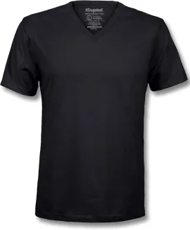 Kingsted V-Neck T-Shirts for Men - Royally Comfortable - Super Soft Premium Fabric - Well-Crafted Classic Fit - Bundle & Save