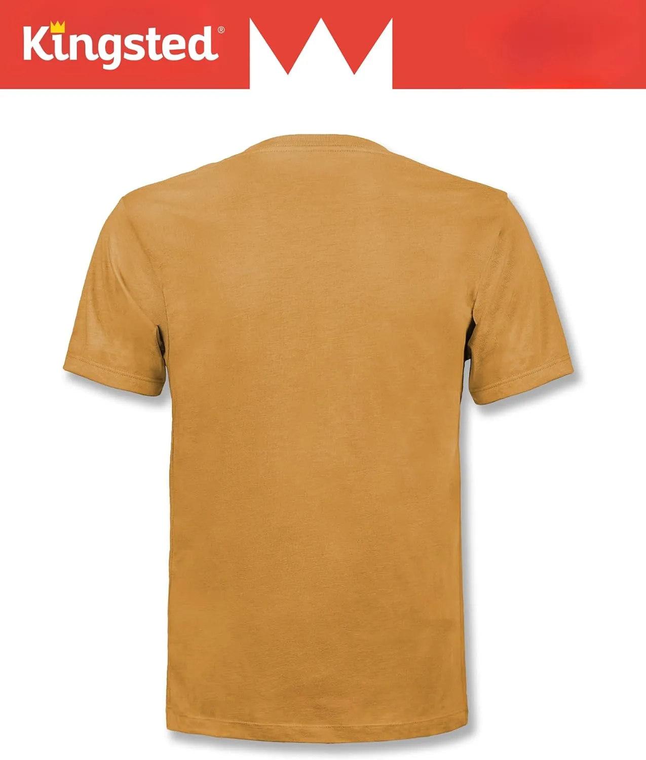 Kingsted V-Neck T-Shirts for Men - Royally Comfortable - Super Soft Premium Fabric - Well-Crafted Classic Fit - Bundle & Save