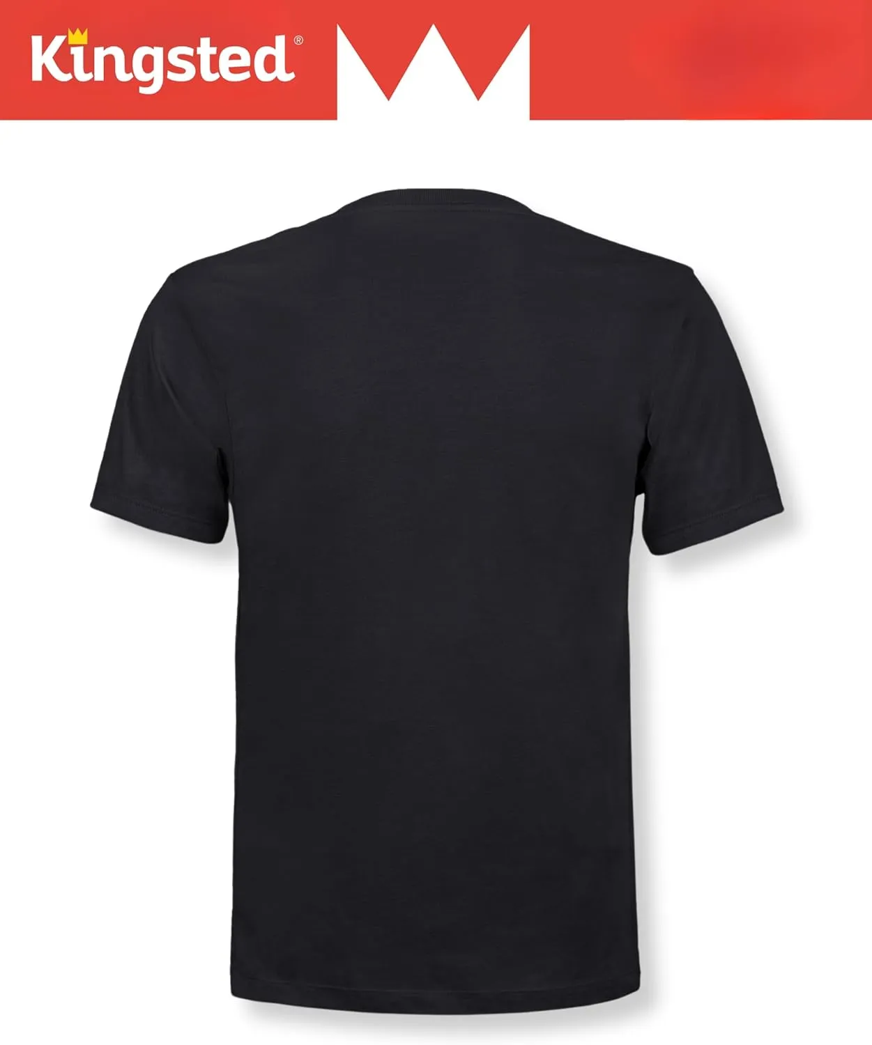 Kingsted V-Neck T-Shirts for Men - Royally Comfortable - Super Soft Premium Fabric - Well-Crafted Classic Fit - Bundle & Save