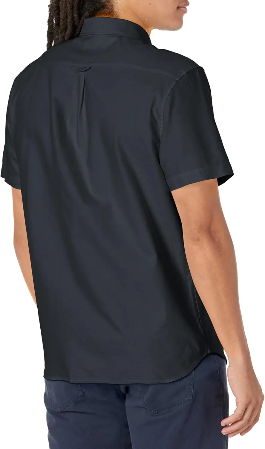 Lacoste Men's Short Sleeve Regular Fit Oxford Button Down Shirt