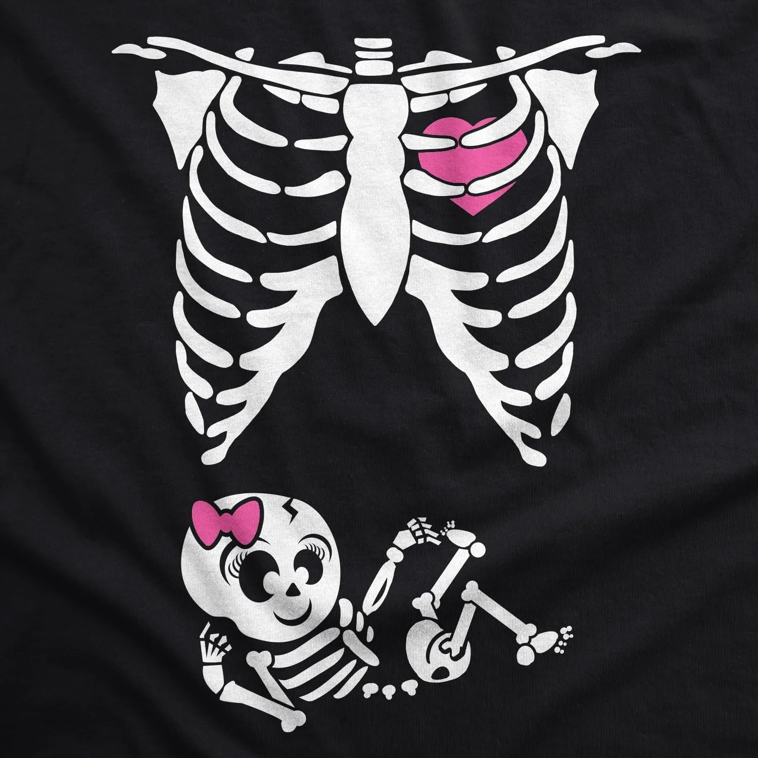 Maternity Skeleton Baby Monster Pumpkin T Shirts Funny Cute Pregnancy Halloween Tees