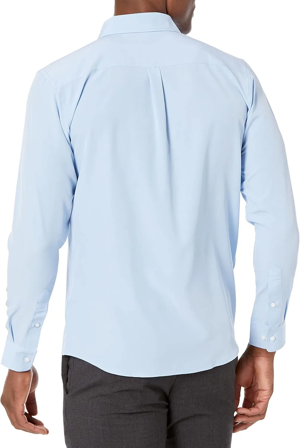 Nautica Young Men's School Uniform Long Sleeve Performance Oxford Button-Down Shirt