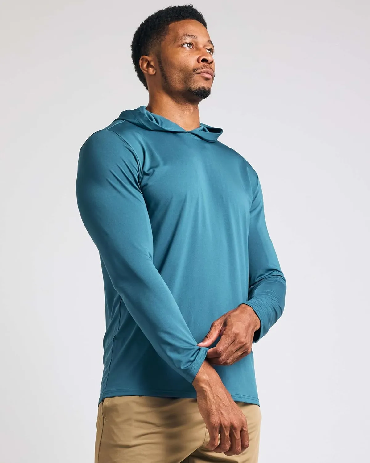 Real Essentials 3 Pack: Men's Dry Fit Wicking Long Sleeve Fishing Active Hoodie Pullover Sweatshirt (Big & Tall)
