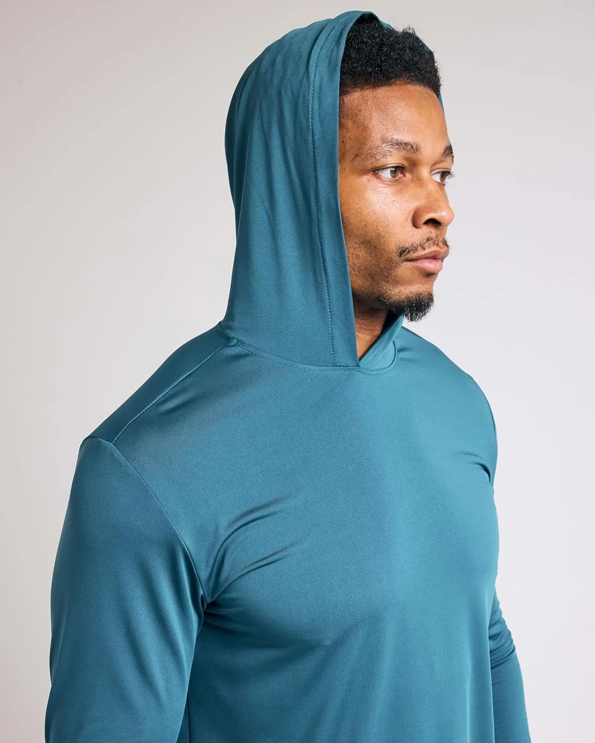 Real Essentials 3 Pack: Men's Dry Fit Wicking Long Sleeve Fishing Active Hoodie Pullover Sweatshirt (Big & Tall)