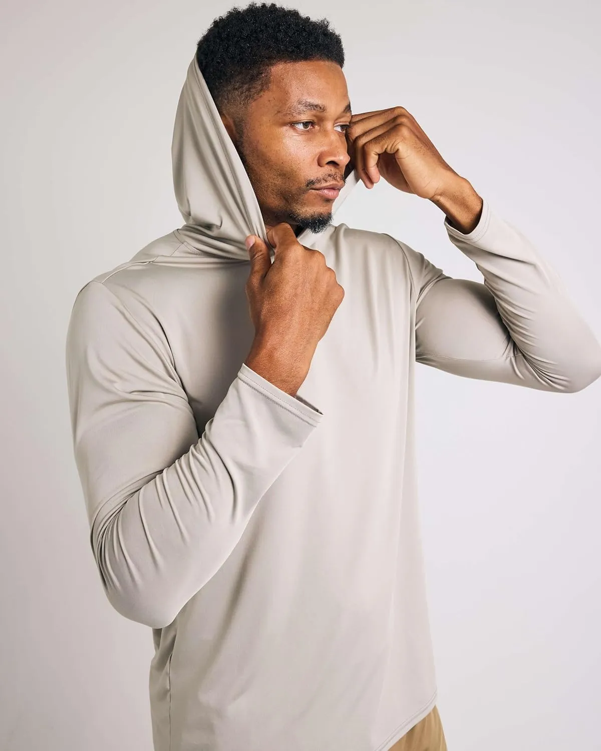 Real Essentials 3 Pack: Men's Dry Fit Wicking Long Sleeve Fishing Active Hoodie Pullover Sweatshirt (Big & Tall)