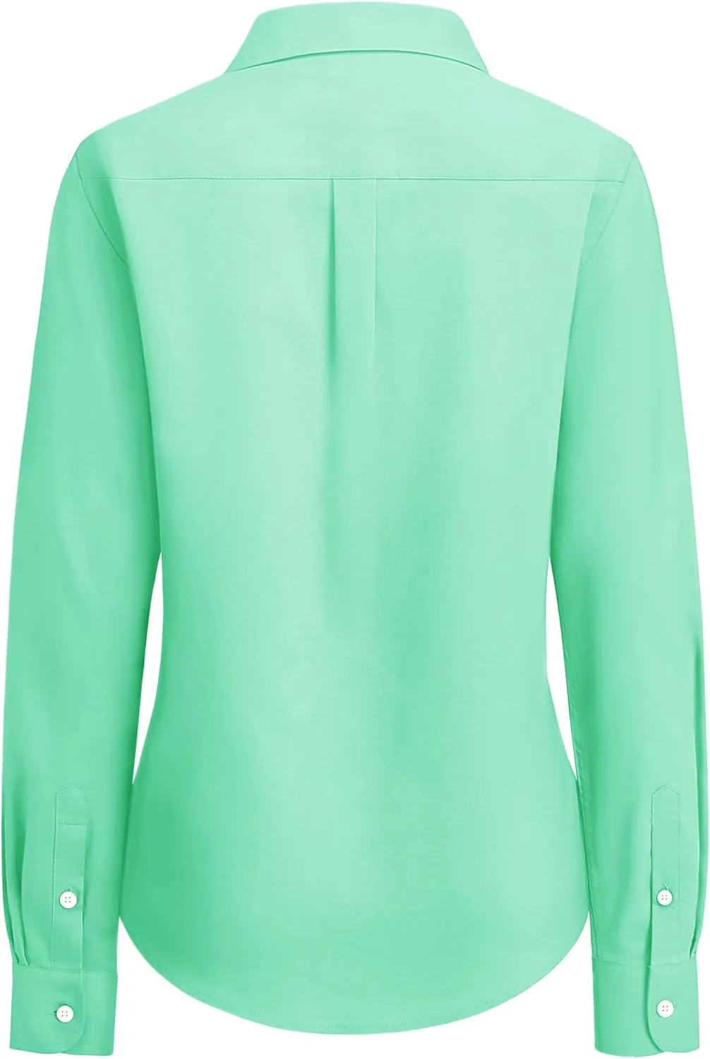 siliteelon Button Down Shirts Women Oxford Shirt Long Sleeve Stretch Dress Shirts Wrinkle Free Business Work Office Blouse