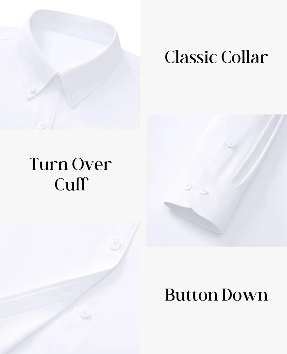 siliteelon Button Down Shirts Women Oxford Shirt Long Sleeve Stretch Dress Shirts Wrinkle Free Business Work Office Blouse