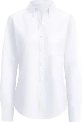 siliteelon Button Down Shirts Women Oxford Shirt Long Sleeve Stretch Dress Shirts Wrinkle Free Business Work Office Blouse